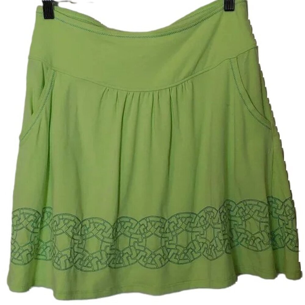 Title Nine Embroidered Skirt Pockets Mini Athletic Tennis Pickle Ball Golf Hike